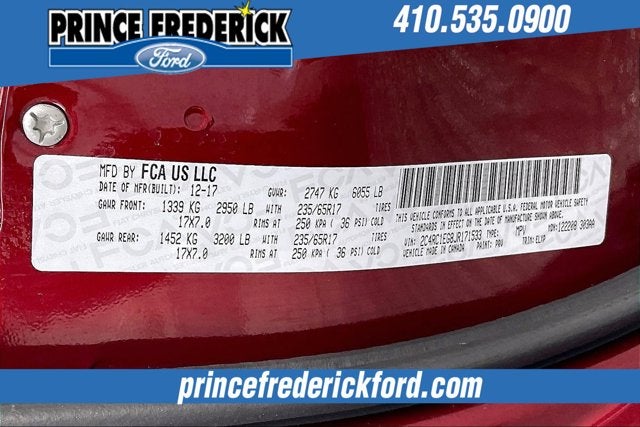 2018 Chrysler Pacifica Touring L Plus