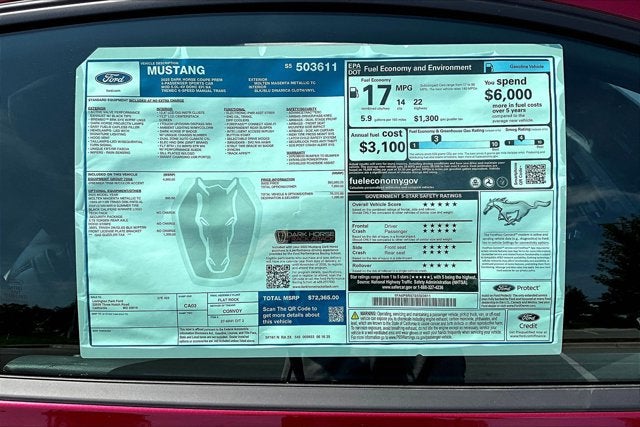 2025 Ford Mustang Dark Horse