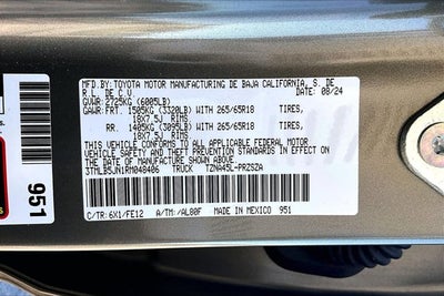 2024 Toyota Tacoma 4WD TRD Sport