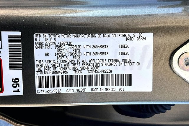 2024 Toyota Tacoma 4WD TRD Sport