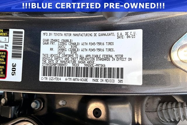 2023 Toyota Tacoma 2WD SR