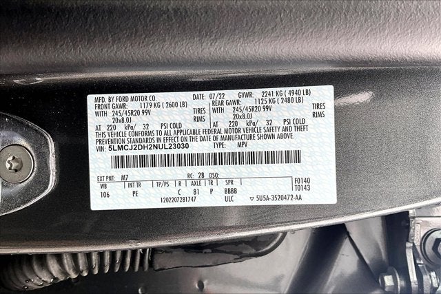 2022 Lincoln Corsair Reserve