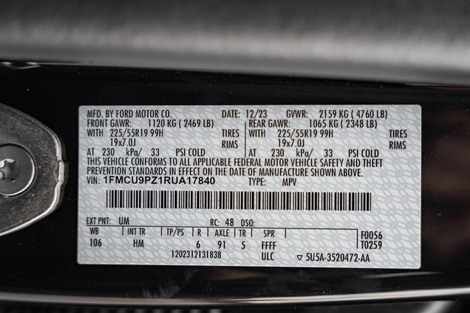 2024 Ford Escape ST-Line Elite