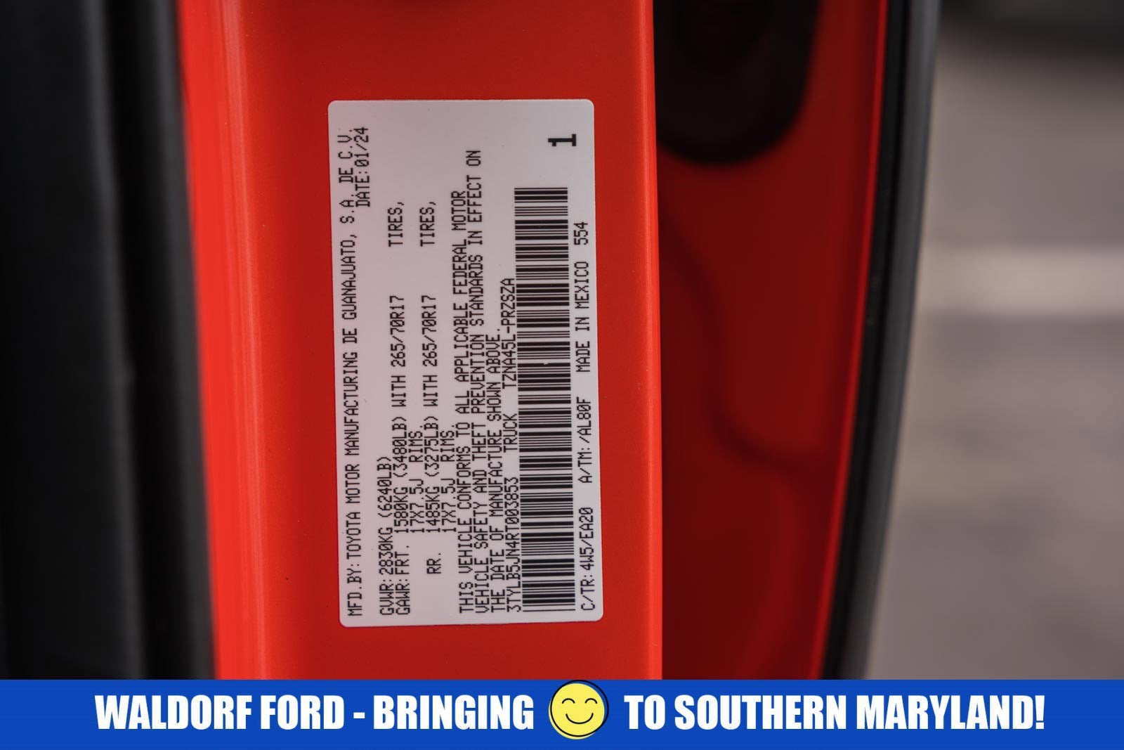 2024 Toyota Tacoma 4WD Base