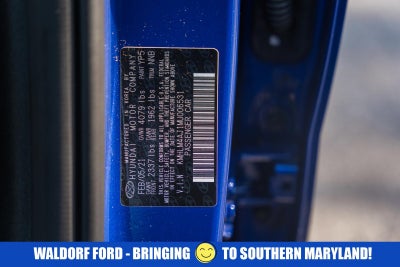 2021 Hyundai Elantra Hybrid Blue