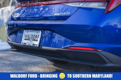 2021 Hyundai Elantra Hybrid Blue