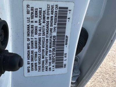 2020 Honda Civic Sedan EX