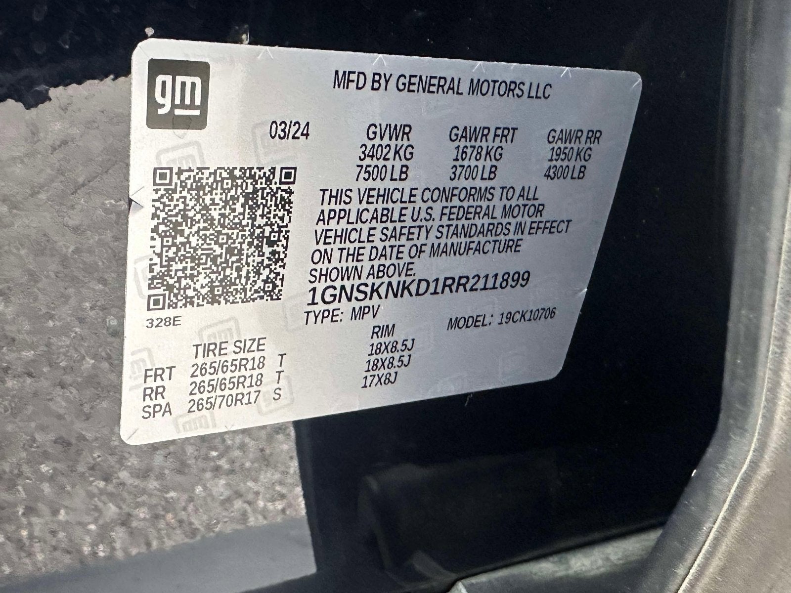 2024 Chevrolet Tahoe LT