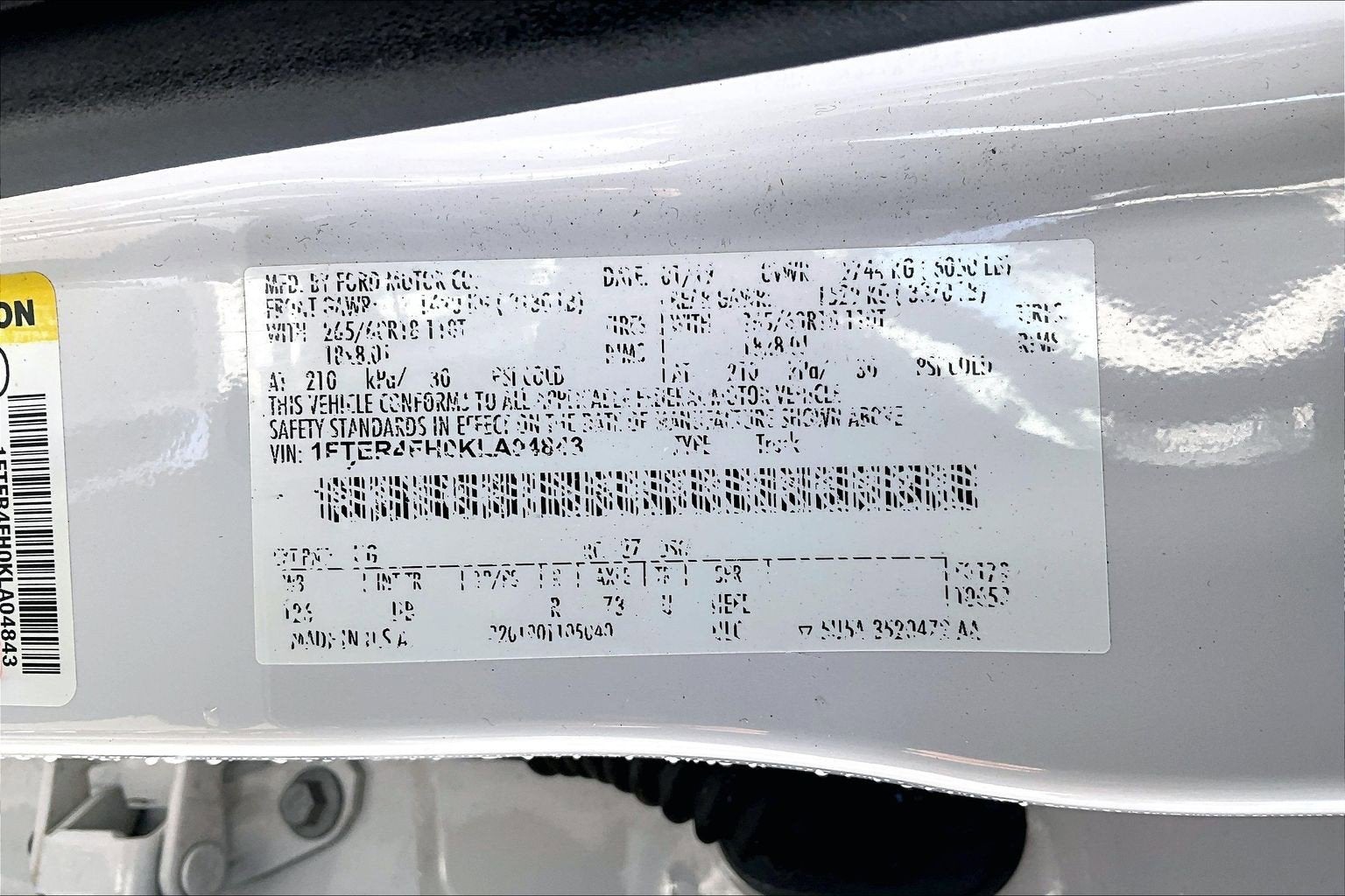 2019 Ford Ranger LARIAT