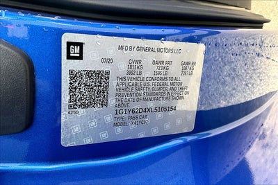 2020 Chevrolet Corvette Stingray 1LT