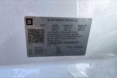 2019 Chevrolet Tahoe LT