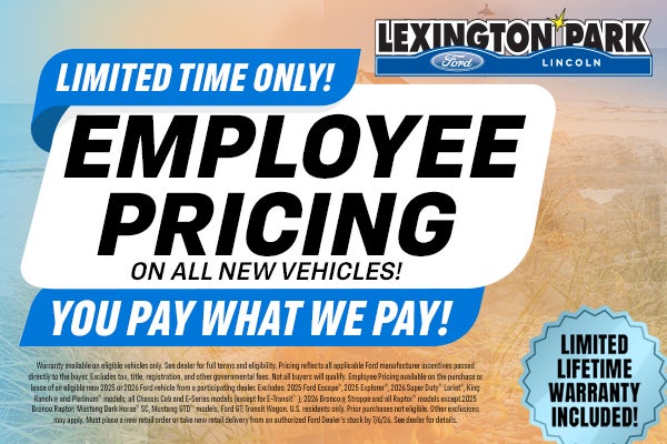 June Employee Pricing