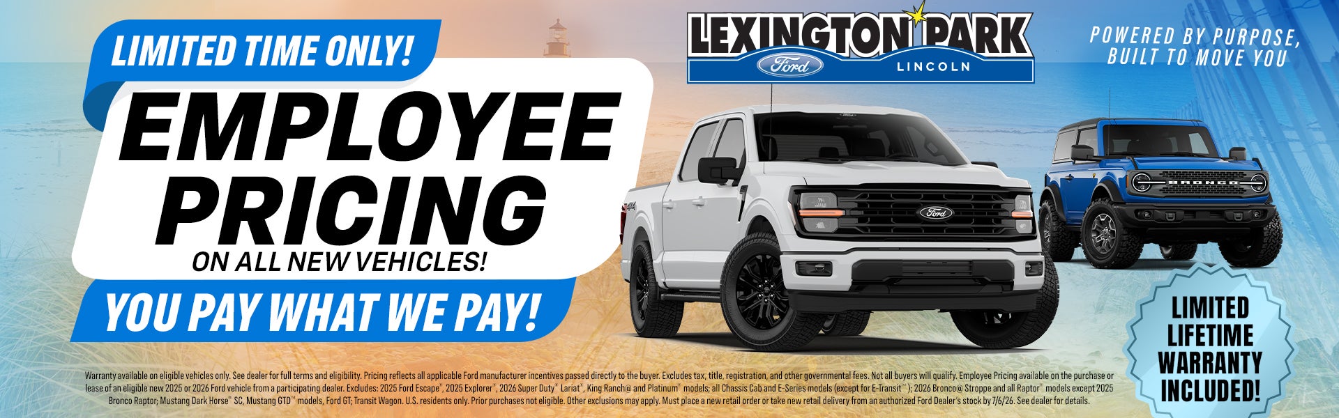 June Employee Pricing
