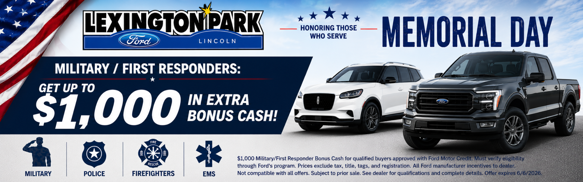 Military / First Responder MD Bonus