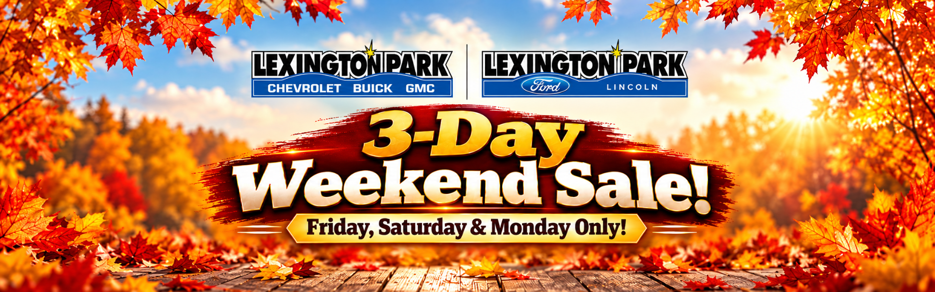 3-Day Weekend Sale