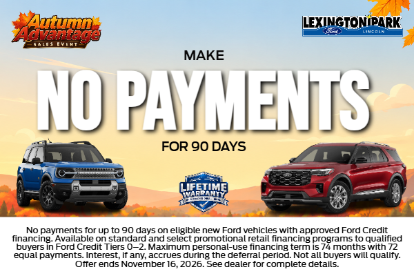 Make No Payments for 90 Days