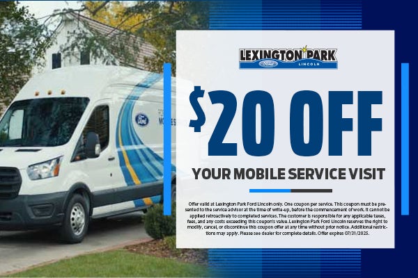 $20 off your Mobile Service visit!