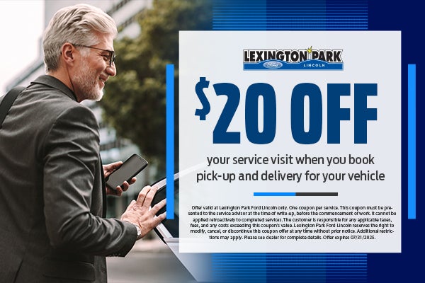 Get $20 off your service visit!